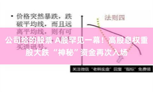 公司给的股票 A股罕见一幕！高股息权重股大跌 “神秘”资金再次入场